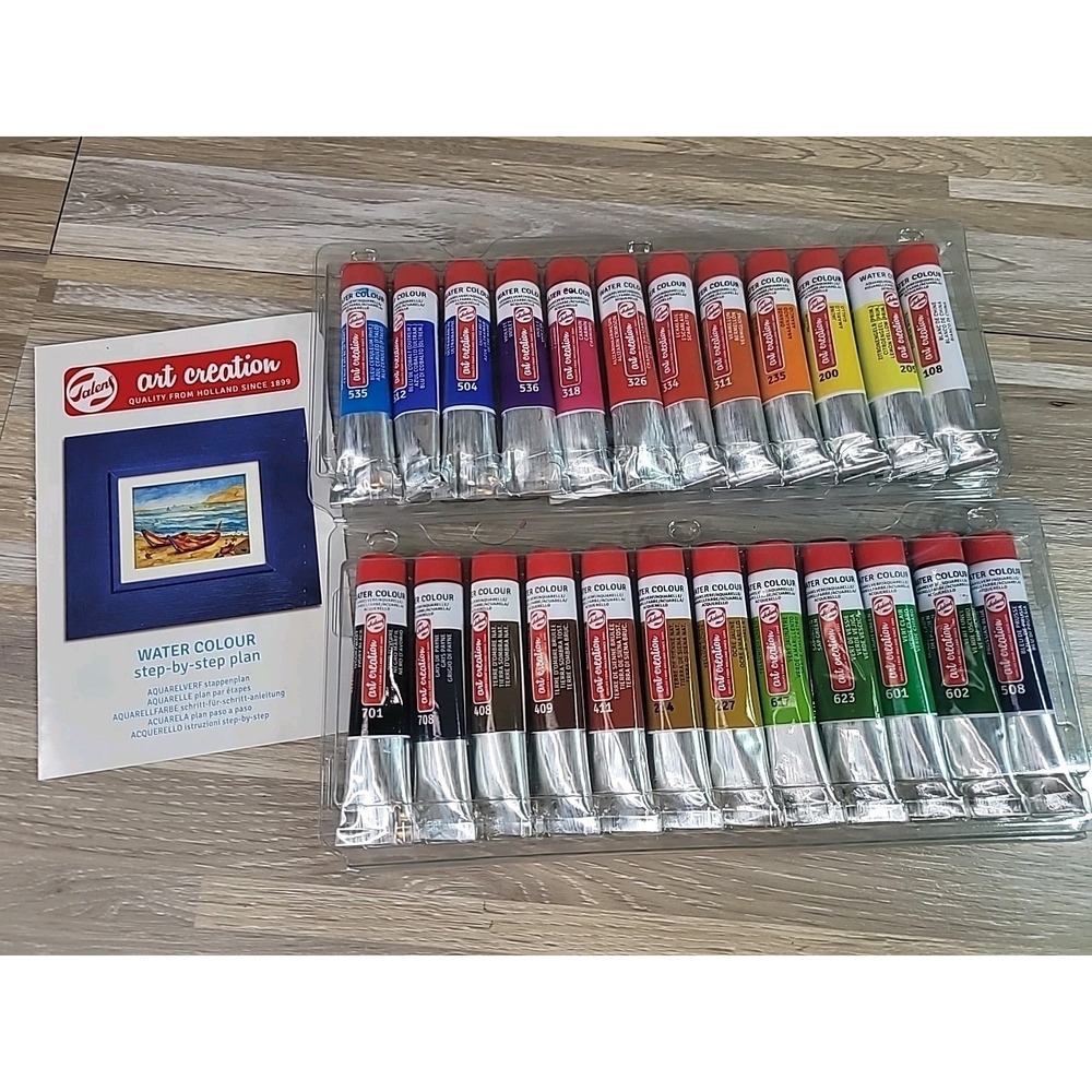 Talens Art Creation Watercolour Set Water Color 24 - 12ML Paint Tubes‎ - Picture 3 of 3